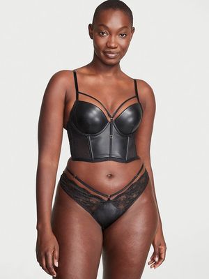 Panty Brazilian Fishnet Floral