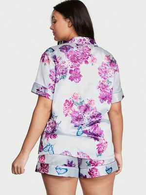 Set de Pijama de Satén con Short
