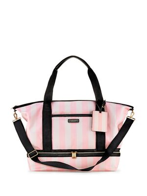 Bolsa De Viaje Plegable con Rayas Icónicas "The VS Getaway"