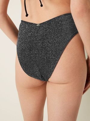 Bikini Bottom Cheeky con Cintura y Shimmer