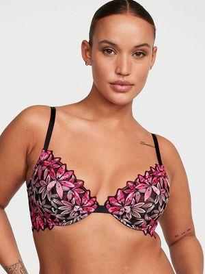 Bra Demi Escotado con Bordado Floral Ziggy​​​​​​​ Glam