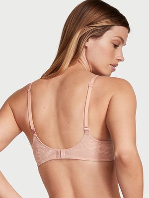 Bra Demi de Encaje Sin Forro con Realce Invisible
