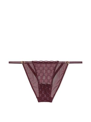 Panty Bikini a Tiras con Bordado de Logo VS
