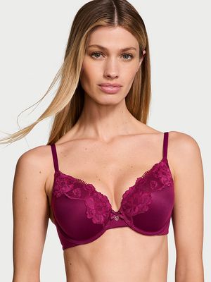 Bra Push-Up con Ribete de Encaje Perfect Shape