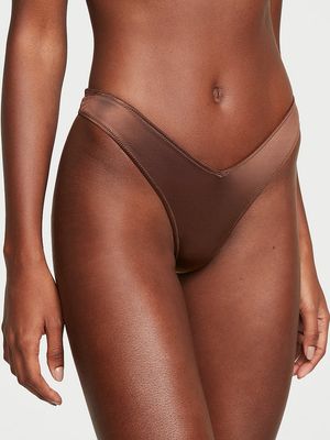 Panty Tanga Lisa con Espalda de Tiras y Pierna Alta