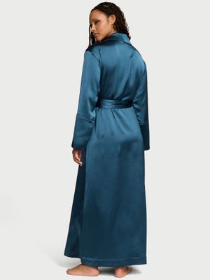 Bata Larga de Satén Luxe