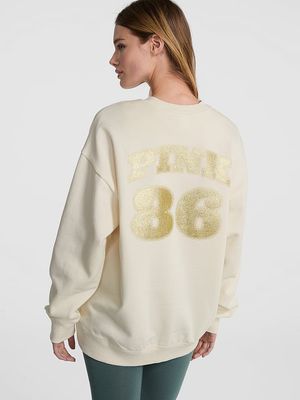Sudadera Oversized de Polar Ivy con Cuello Redondo