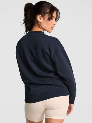 Sudadera Oversized de Polar Ivy con Cuello Redondo