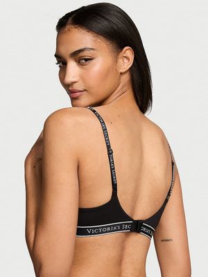 Bra Demi de Algodón Ligeramente Forrado