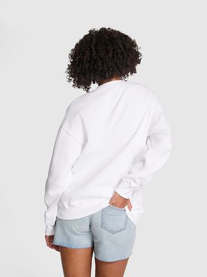 Sudadera Oversize de Polar Ivy con Cuello Redondo