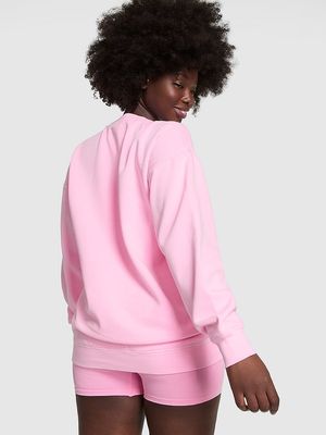 Sudadera Oversize de Polar Ivy con Cuello Redondo