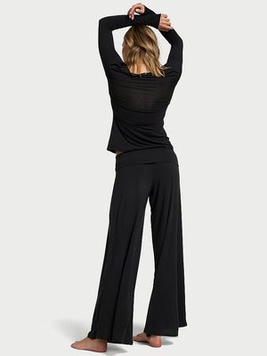 Pants de Punto de Cachemira Luxe
