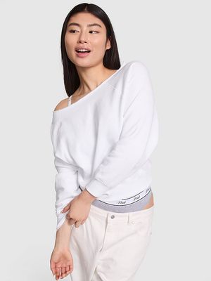 Sudadera de Polar Ivy con Hombros Descubiertos