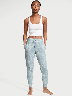 Jogger de Algodón Polar con Tiro Alto