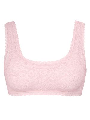 Bralette de Encaje con Escote Redondo