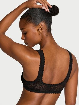 Bralette de Encaje con Escote Redondo