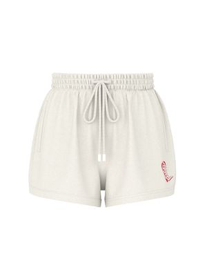 Short con Dobladillo Enrollado de Polar