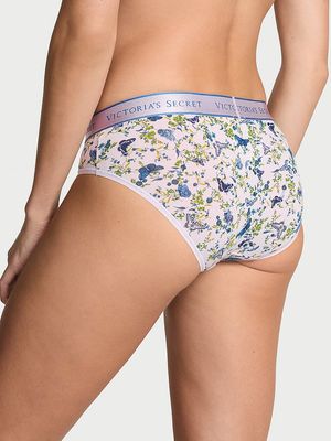 Panty Hiphugger de Algodón con Logo