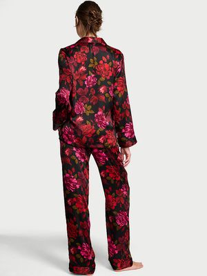 Conjunto de Pijama con Short de Setén Glaseado