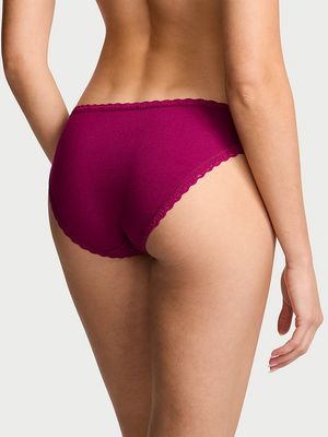 Panty Bikini con Cintura de Encaje