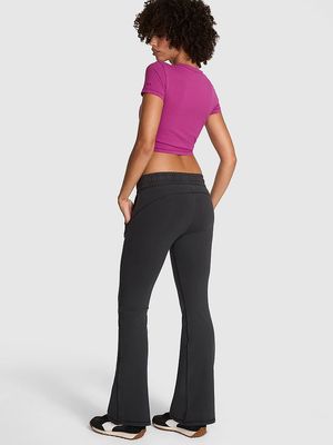 Legging Flare de Algodón All-Day con Bolsillo