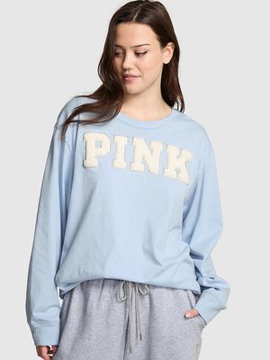 Campus Cotton Long-Sleeve Tee