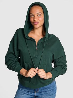 Ivy Fleece Campus Half-Zip Hoodie