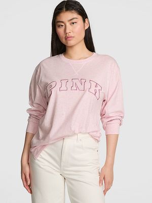 Campus Cotton Long-Sleeve Tee