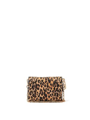 Cartera convertible con cadena Animal Print