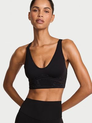 Sport Bra VSX Elevate Diamanté Flex Contours con Escote Plunge