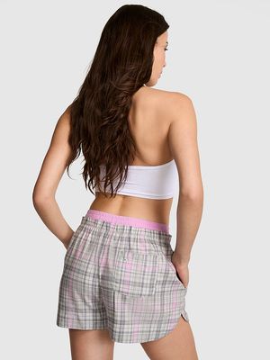 Short Boyfriend de Pijama Franela tipo Boxer
