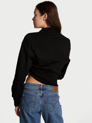 Sudadera Status Terry Fitted con Cierre Medio