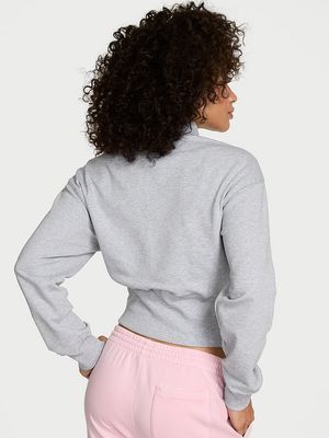 Sudadera Status Terry Fitted con Cierre Medio